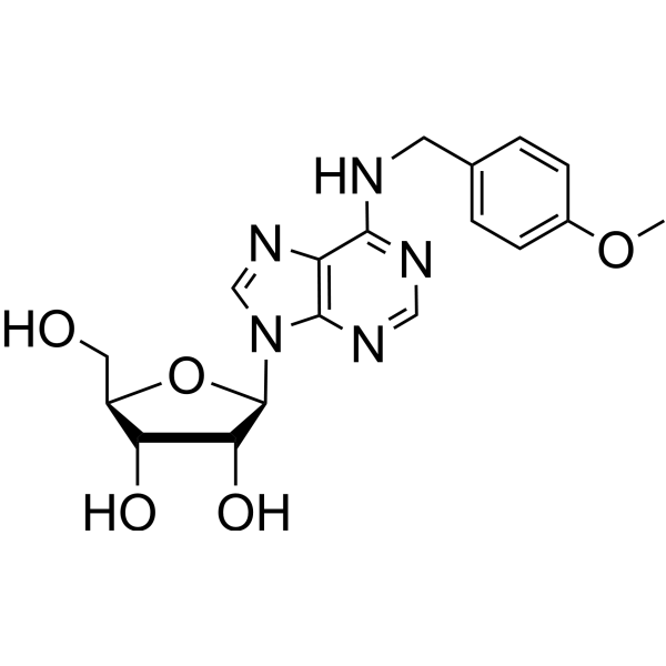 1-(bD-Xylofuranosyl)-N6-(p-methoxybenzyl) adenine